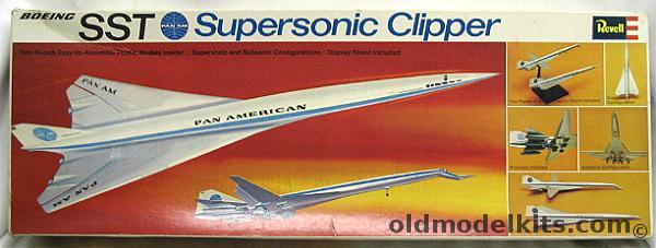 Revell 1/200 Boeing 2707 SST Supersonic Clipper - Pan Am 2 Kits (B2707), H263-300 plastic model kit